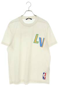 ルイヴィトン LOUISVUITTON 21AW RM212M DT3 HLY20W サイズ:S NBAレタープリントTシャツ 中古 GZ11