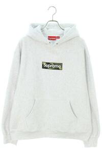 シュプリーム SUPREME 23AW Box Logo Hooded Sweatshirt サイズ:L カモフラ柄BOXロゴプルオーバーパーカー 中古 BS99