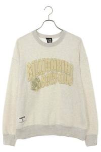 ビリオネアボーイズクラブ BILLIONAIRE BOYS CLUB サイズ:M フロントロゴパッチスウェット 中古 BS99