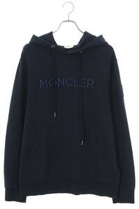 モンクレール MONCLER FELPA CON CAPPUCCIO/I10918G00024 サイズ:XL ロゴ刺繍ドローコードプルオーバーパーカー 中古 OM10