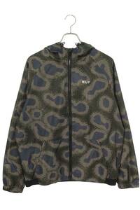 ハフ HUF NETWORK JACKET JK00310 サイズ:M メッシュデザインジップアップブルゾン 中古 BS99