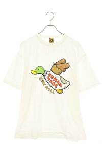 ヒューマンメイド HUMAN MADE カウズ XX22TE004 サイズ:XXL ダックプリントTシャツ 中古 SB01