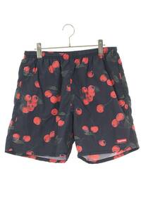 シュプリーム SUPREME 19SS Cherry Nylon Water Short サイズ:M チェリーナイロンスイムハーフパンツ 中古 OM10