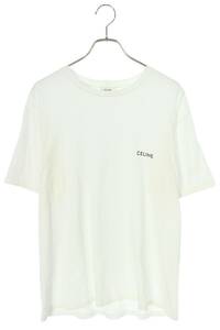 セリーヌバイエディスリマン CELINE by Hedi Slimane 2X43C671Q サイズ:S ロゴプリントルーズTシャツ 中古 SB01