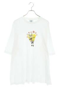 ヴェトモン VETEMENTS 20SS UAH20TR652D サイズ:U キャラクタープリントTシャツ 中古 OM10