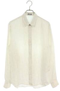  Dior DIOR 21SS 013C502A5141 size :40ob leak total pattern silk long sleeve shirt used SB01