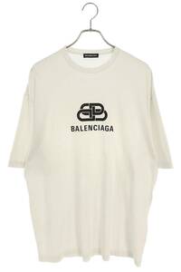 バレンシアガ BALENCIAGA 570803 TEV48 サイズ:S BBロゴプリントTシャツ 中古 SB01