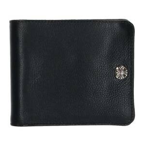 クロムハーツ Chrome Hearts 1SNAP/1スナップ クロスボタンレザーウォレット財布 中古 SS07