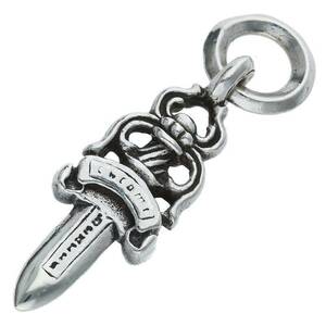 クロムハーツ Chrome Hearts #5DAGGER/#5ダガーチャーム オールドチャーム/シルバーネックレストップ 中古 NO05