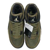 ナイキ NIKE FB9927-200/Nike Air Jordan 4 Retro SE Craft Olive 28cm エアジョーダン4レトロS クラフト オリーブスニーカー 中古 BS99_画像4