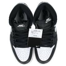 ナイキ NIKE AIR JORDAN 1 RETRO HIGH OG BLACK WHITE DZ5485-010 28cm エアジョーダン1ハイオージースニーカー 中古 BS99_画像4