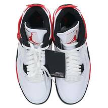 ナイキ NIKE AIR JORDAN 4 RETRO SE RED CEMENT DH6927-161 サイズ:28cm エアジョーダン4レトロレッドセメントスニーカー 中古 BS99_画像4