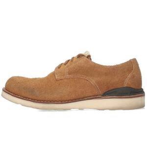 ビズビム VISVIM 21SS VIRGIL PLAIN TOE-FOLK 0120302002001 サイズ:9.5 ヴァージルプレーントゥフォルクレザーシューズ 中古 BS99