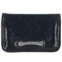 クロムハーツ Chrome Hearts CARD CASE/カードケース グロメット付きレザーカードケース 中古 SS07_画像1