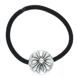 クロムハーツ Chrome Hearts HAIRBAND/クロスボールボタンヘアゴム オールドシルバーコンチョ 中古 SJ02