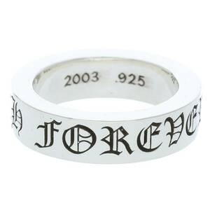 クロムハーツ Chrome Hearts 6mm SPACER FOREVER/6mmスペーサーフォーエバー サイズ:15号 シルバーリング 中古 NO05