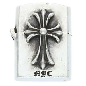 クロムハーツ Chrome Hearts ZIPPO LIGHTERZ-V3 NYC限定スモールCHクロスジッポライター 中古 SJ02