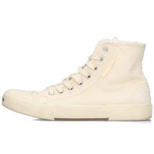 バレンシアガ BALENCIAGA PARIS HIGH TOP サイズ:38 ユーズド加工ハイカットスニーカー 中古 OM10