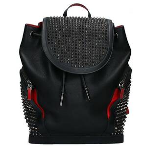 クリスチャンルブタン Christian Louboutin Explorafunk Backpack/エクスプローラファンク スタッズ装飾レザーリュック 中古 BS99