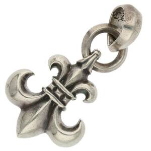 クロムハーツ Chrome Hearts BS FLUER w/BALE/BSフレアペンダント Wベイル/ペンダントネックレストップ 中古 SS07