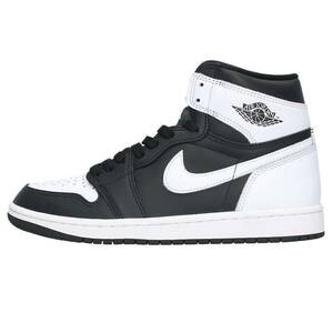 ナイキ NIKE AIR JORDAN 1 RETRO HIGH OG BLACK WHITE DZ5485-010 26.5cm エアジョーダン1ハイオージースニーカー 中古 BS99