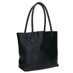 クロムハーツ Chrome Hearts FS TOTE/FSトート クロスパッチ付きレザートートバッグ 中古 OS06