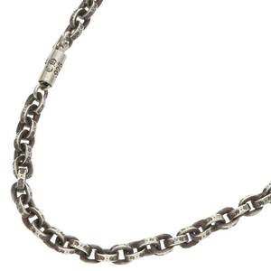 クロムハーツ Chrome Hearts PAPER CHAIN 18/ペーパーチェーン18inch サイズ:18inch シルバーネックレス 中古 SS07