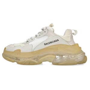 バレンシアガ BALENCIAGA TRIPLE S TRAINERS サイズ:40 トリプルエスレースアップスニーカー 中古 NO05