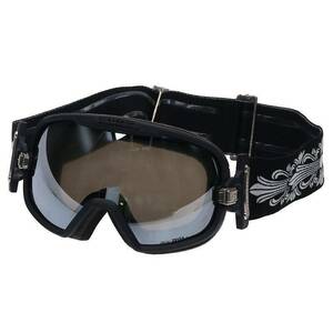 クロムハーツ Chrome Hearts SKI GOGGLES SILVER M0RNING WHITE OUT スキーゴーグルゴーグル 中古 OS06