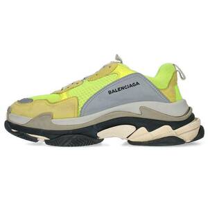 バレンシアガ BALENCIAGA TRIPLE S TRAINERS サイズ:43 トリプルエスレースアップスニーカー 中古 OM10