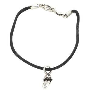  Chrome Hearts Chrome Hearts KZ/ke-ze поездка and язык 1 diamond s tuck шелк браслет б/у GZ11