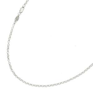 クロムハーツ Chrome Hearts NECKCHAIN R16/ロールチェーン16inch サイズ:16inch シルバーネックレス 中古 SS07