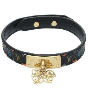  Louis Vuitton LOUISVUITTON MP285 brass re game on collection size :19 monogram bracele used BS99