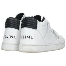 セリーヌバイエディスリマン CELINE by Hedi Slimane CT-02 サイズ:42 ベルクロミッドカットスニーカー 中古 OM10_画像2