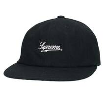 シュプリーム SUPREME 24SS Script Logo 6-Panel スクリプトロゴキャップ 中古 BS99_画像1