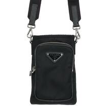 プラダ PRADA 2ZH155 Re-Nylon三角プレート付きフォンポーチショルダーバッグ 中古 NO05_画像1