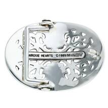 クロムハーツ Chrome Hearts BUCKL OVAL CROSS1.5/1.5クラシックオーバルクロス シルバーバックル 中古 OM10_画像2