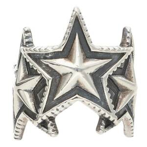  Cody - Thunder sonCODY SANDERSON 3 Interlocking Star size :16 number silver ring used BS99