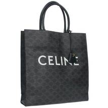 セリーヌバイエディスリマン CELINE by Hedi Slimane バーティカルカバ ロゴプリントトリオンフトートバッグ 中古 BS99_画像1