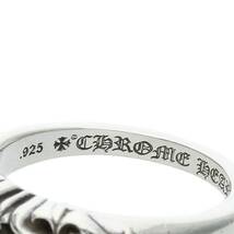 クロムハーツ Chrome Hearts BABY CLSC/ベイビークラシックK&T サイズ:11号 シルバーリング 中古 NO05_画像3