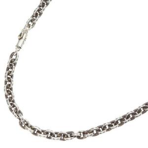 クロムハーツ Chrome Hearts PAPER CHAIN 18/ペーパーチェーン18inch サイズ:18inch シルバーネックレス 中古 GZ11