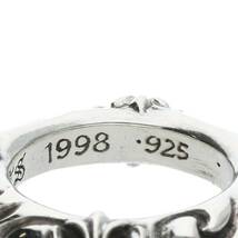 クロムハーツ Chrome Hearts SBT BAND/SBTバンド サイズ:11号 シルバーリング 中古 NO05_画像5