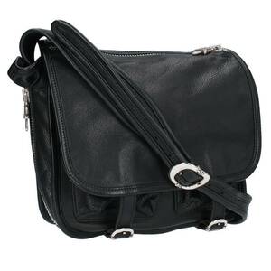 クロムハーツ Chrome Hearts SHOULDER BAG-TINY ガンスリンガーストラップレザーショルダーバッグ 中古 SJ02