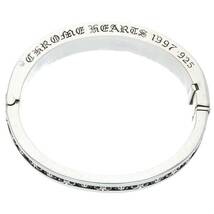 クロムハーツ Chrome Hearts NARROW V BS FLUER/ナローVバンドBSフレア シルバーバングル 中古 SJ02_画像3