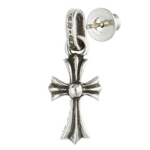 クロムハーツ Chrome Hearts BBY F PPRCHN/ベイビーファットドロップ シルバーピアス 中古 NO05