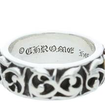 クロムハーツ Chrome Hearts ETRNITY VINE BAND/エタニティヴァインバンド サイズ:23号 シルバーリング 中古 GZ11_画像3