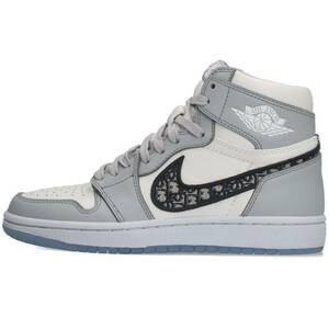 ナイキ NIKE ディオール AIR JORDAN 1 HIGH OG DIOR CN8607-002 サイズ:23cm エアジョーダン1ハイオージーディオールスニーカー 中古 SB01