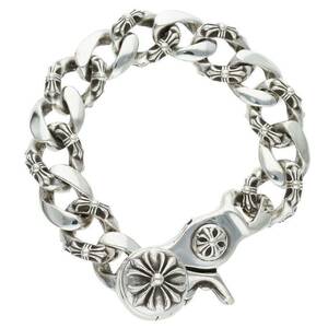 クロムハーツ Chrome Hearts FNCY CHN LNK/ファンシーリンククリップ サイズ:13LINK シルバーブレスレット 中古 GZ11