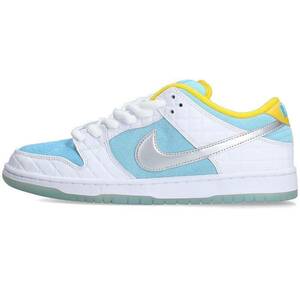 FTC × SB DUNK LOW PRO DH7687-400 （ラグーンパルス/スピードイエロー/メタルシルバー）