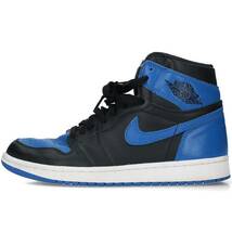 ナイキ NIKE 2017 AIR JORDAN 1 RETRO HIGH OG ROYAL 555088-007 27cm エアジョーダン1レトロハイオージーロイヤルスニーカー 中古 BS99_画像1